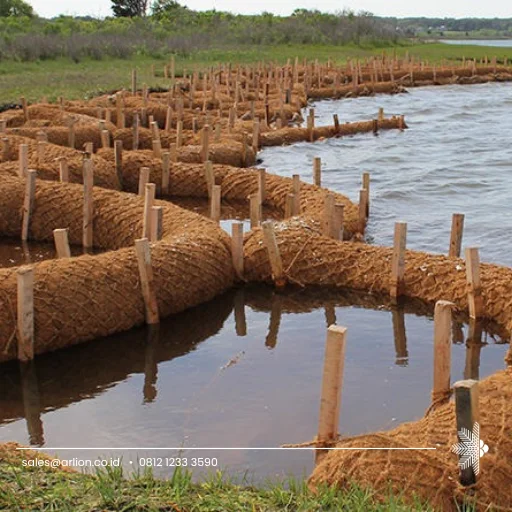 Coir log indonesia